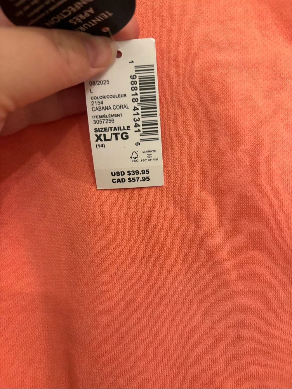 The Children's Place Coral Crewneck Sweatshirt